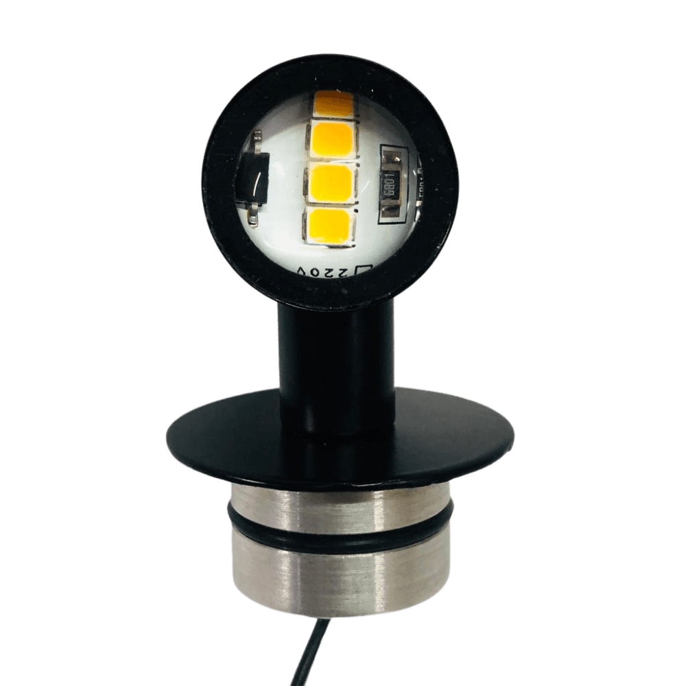 Arandela Led Sonic LA-123 1 Facho Aluminio 3000k PT 127v Interno/Externo IP65 - Led Art