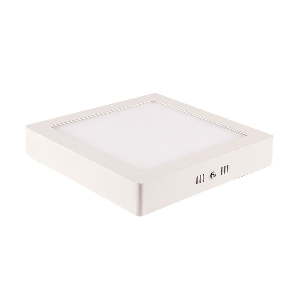 Plafon Led Quadrado Sobrepor 21 X 21CM 6500K 18W 1350Lumens Ref.80806004 - Blumenau