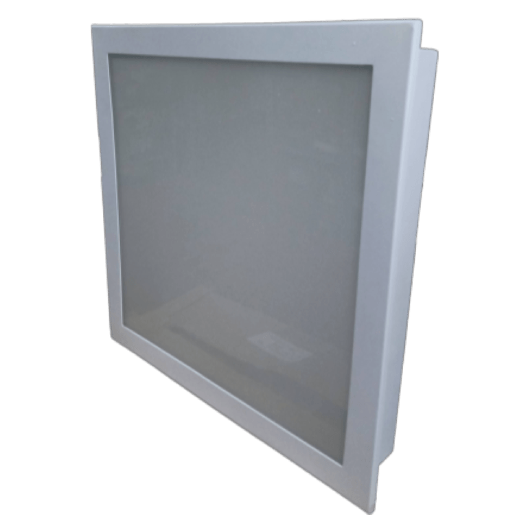 Plafon Embutir Quadrado E-076 50x50 Acrilico Fosco - Belly Lustre - Imagem 2