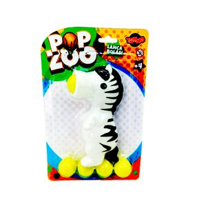 Lança Bolas POP ZOO Zebra Toyng