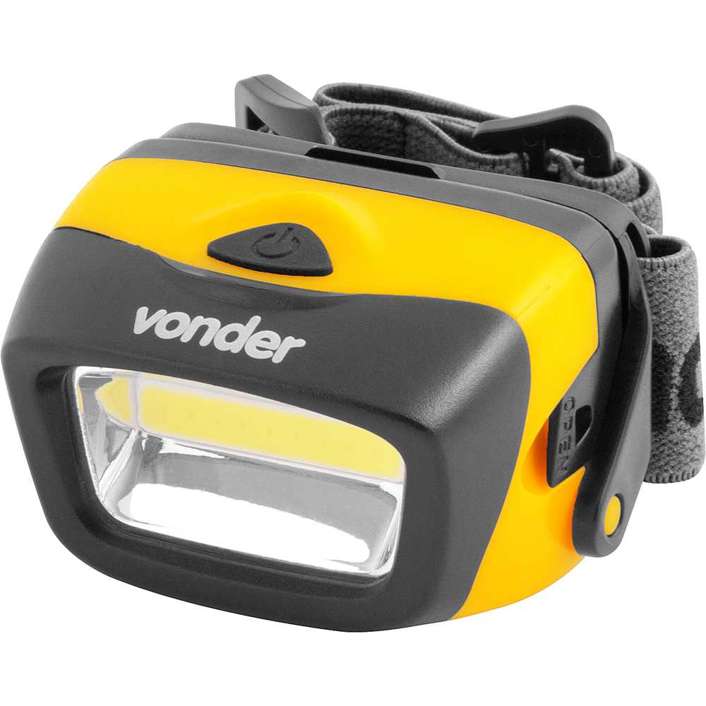 Lanterna P/Cabeça Mãos Livres 120Lumens Led Cob LCV 120 S/ Pilha 80.75.120.000 - Vonder - Imagem 2