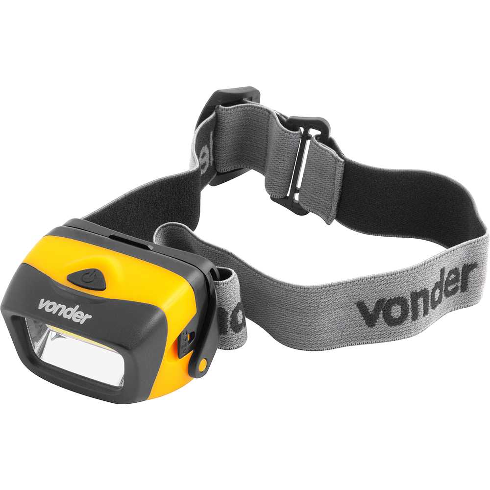 Lanterna P/Cabeça Mãos Livres 120Lumens Led Cob LCV 120 S/ Pilha 80.75.120.000 - Vonder