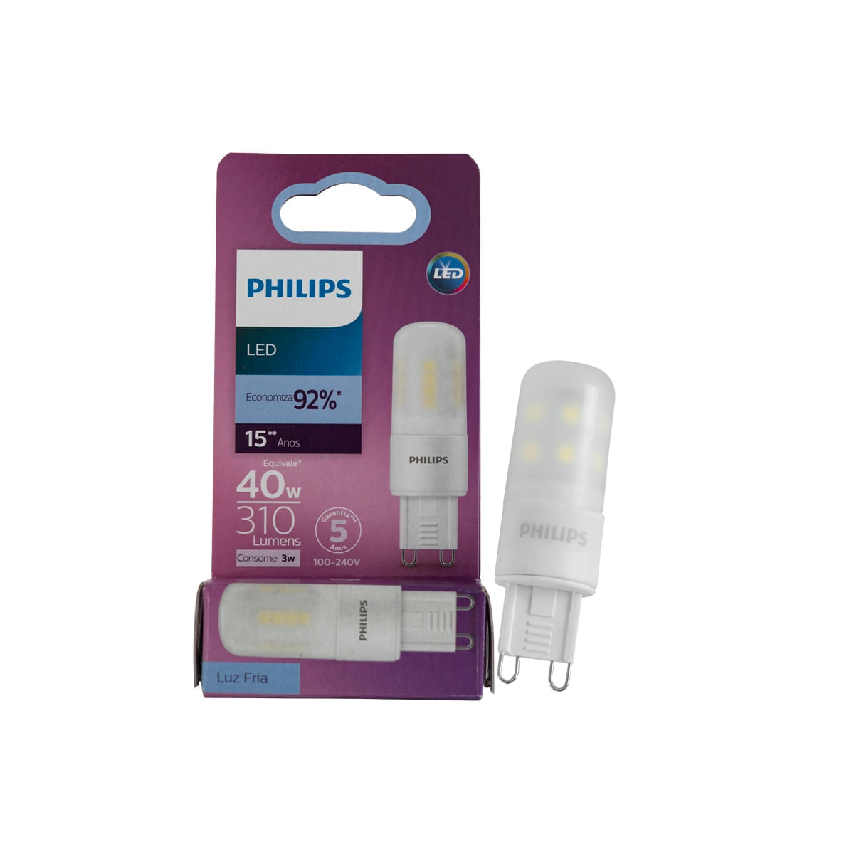 Lâmpada Led Halopin G9 3W 6500K 300Lms Bivolt 929002380211 - Philips - Imagem 2