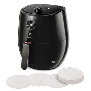 Fritadeira Elétrica Airfryer Efficient 3,2L 110V e Protetor Descartável antiaderente