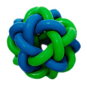 Brinquedo Pet Ruff Enuff Bola Estrela para cães ativos Verde e Azul