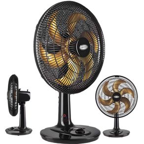 Ventilador de Mesa 40cm Ventimais Turbo 3 Vel Preto/Bronze 220v