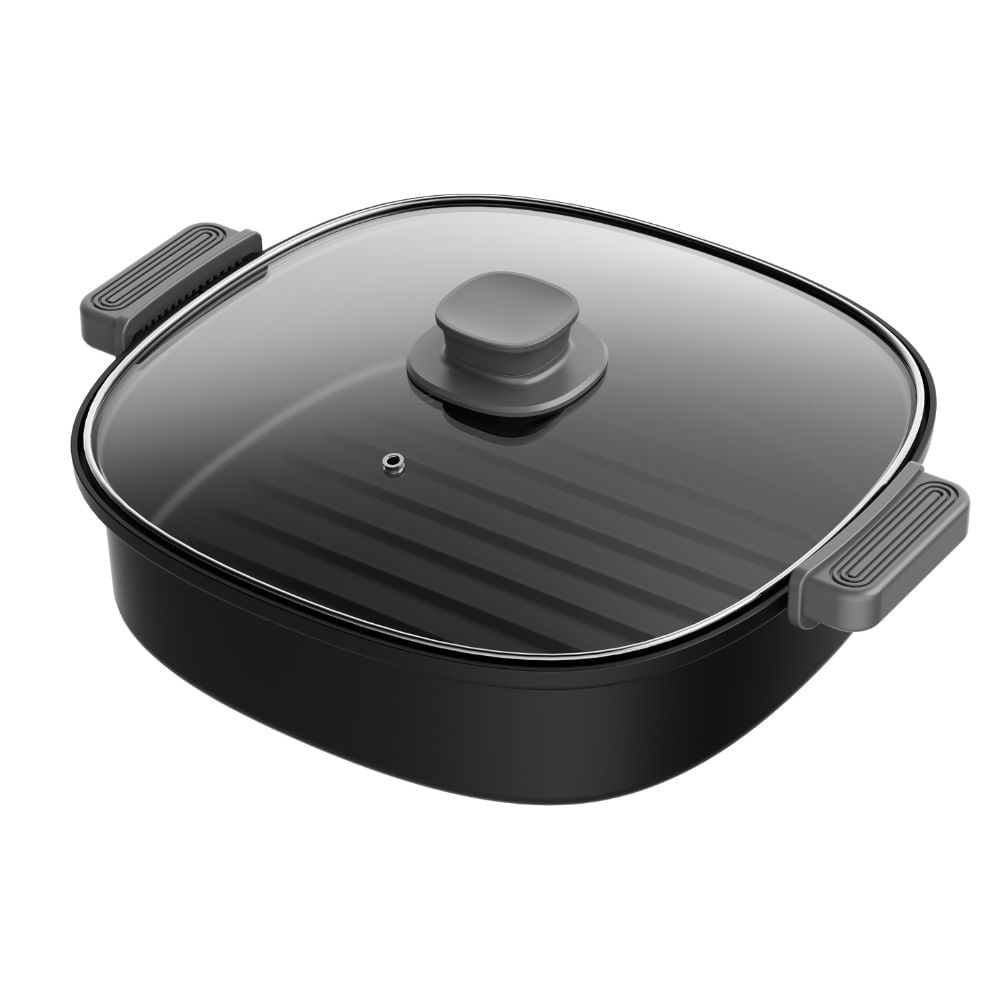 Air Fryer 5L Amvox ARF 1150 1500W 2 em 1 Preto/Prata - Imagem 3