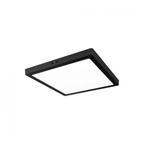 Plafon Led Quadrado Sobrepor 28 X 28CM 24W Preto - Santa Fe | 3000K