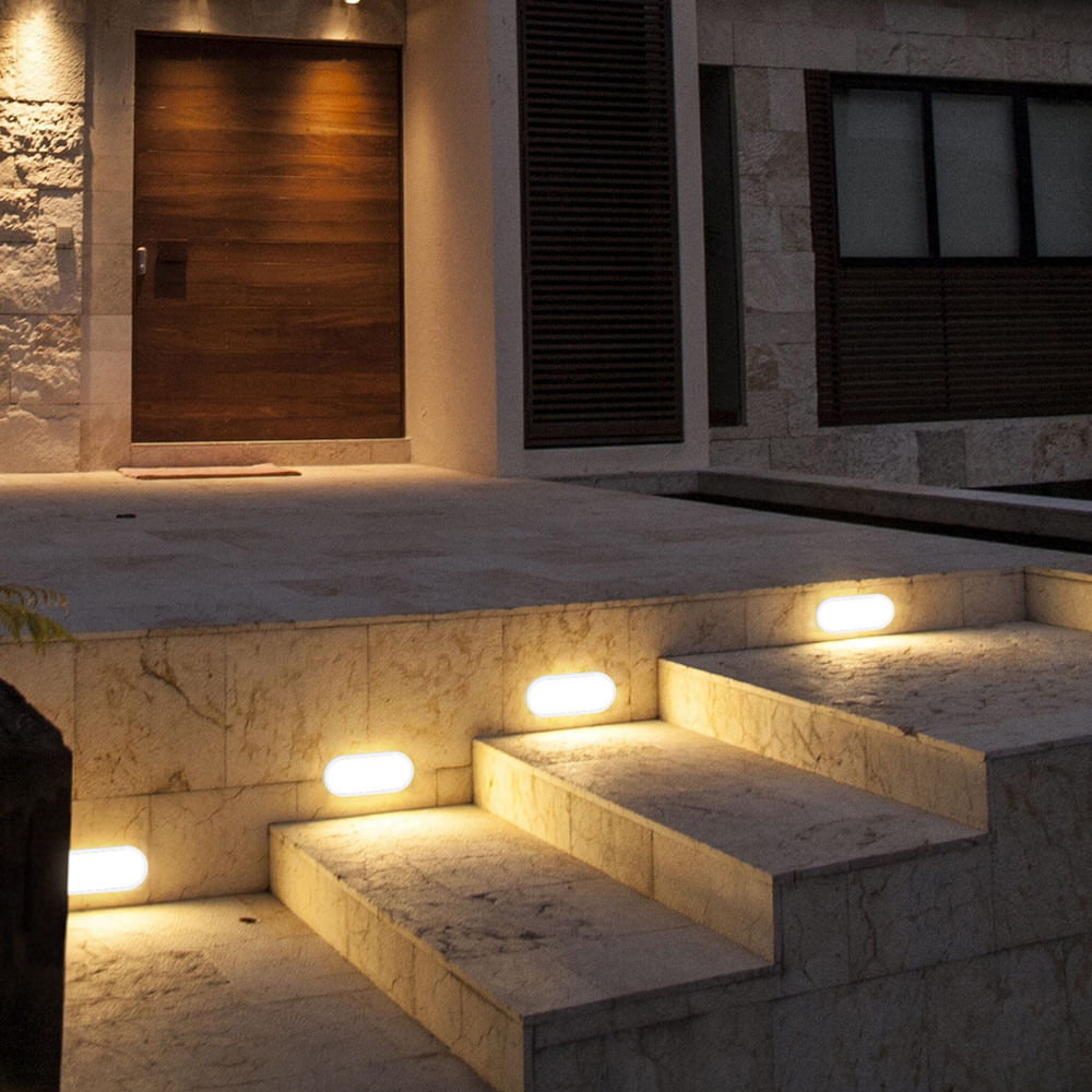 Arandela Led Tartaruga 12w 6500k Bivolt Policarbonato IP-65 - Blumenau - Imagem 7