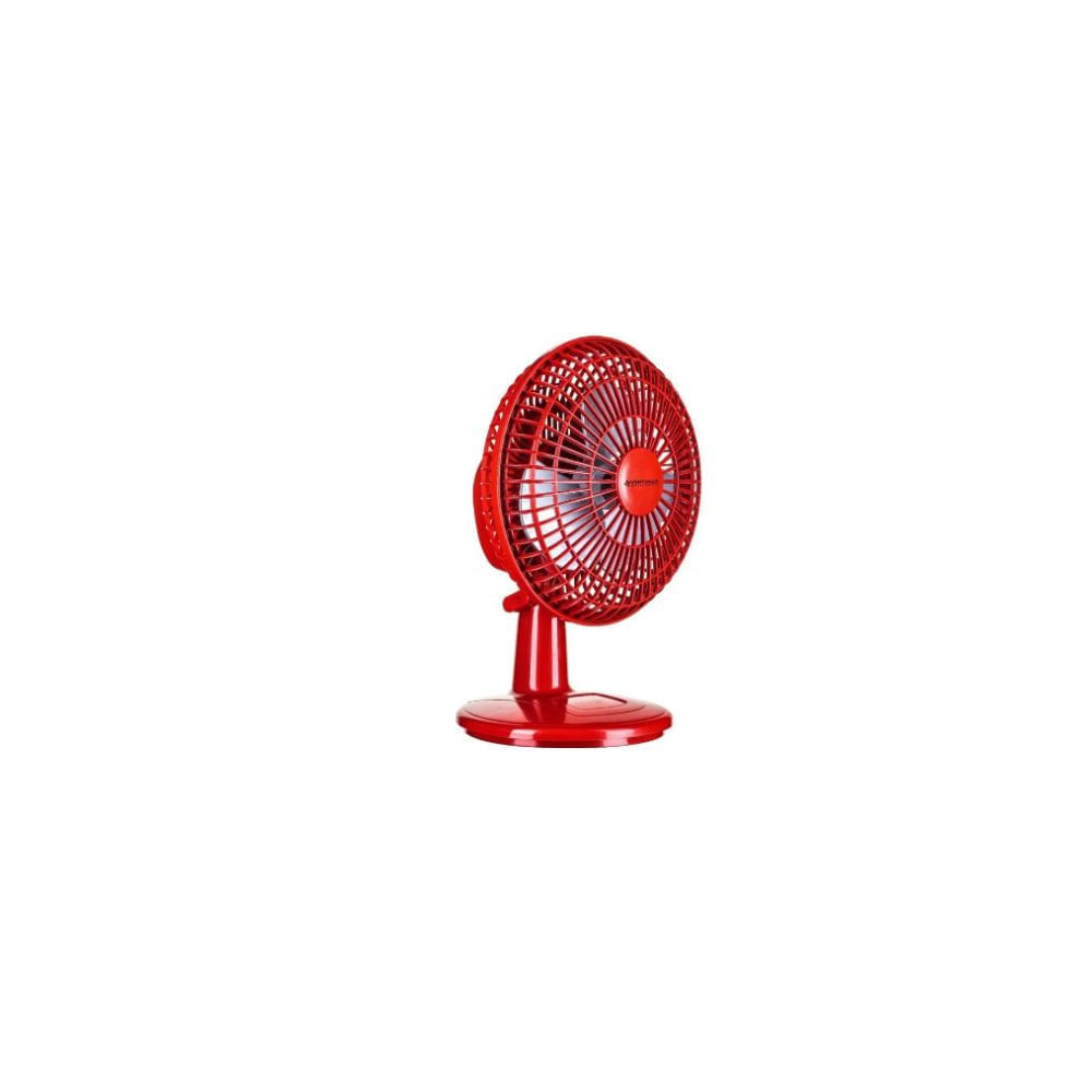 Ventilador Mini 20cm Ventimais Turbo 2 Vel Verm/Prata 220v - Imagem 3