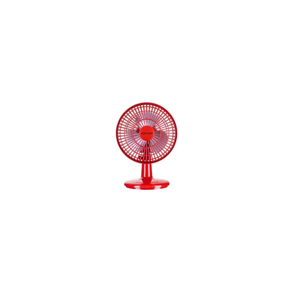 Ventilador Mini 20cm Ventimais Turbo 2 Vel Verm/Prata 220v - Imagem 14