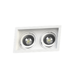 Spot Dicroica Emb.Recuado P/2 AR111 BR/BR 45G Snoow Ref.SN2759 - Promogal Promogal