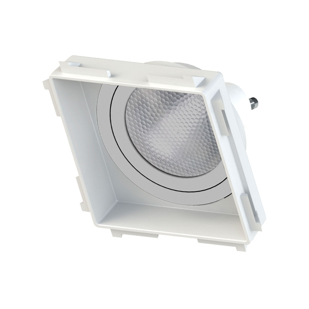 Spot Incandescente Embutido No Frame Quadrado P/1Par 20 BR Ref.SE-330.2035 - Save Energy