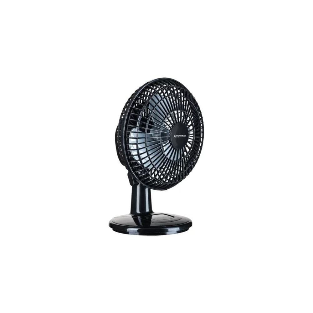 Ventilador Mini 20cm Ventimais Turbo 2 Vel Preto/Prata - Imagem 2
