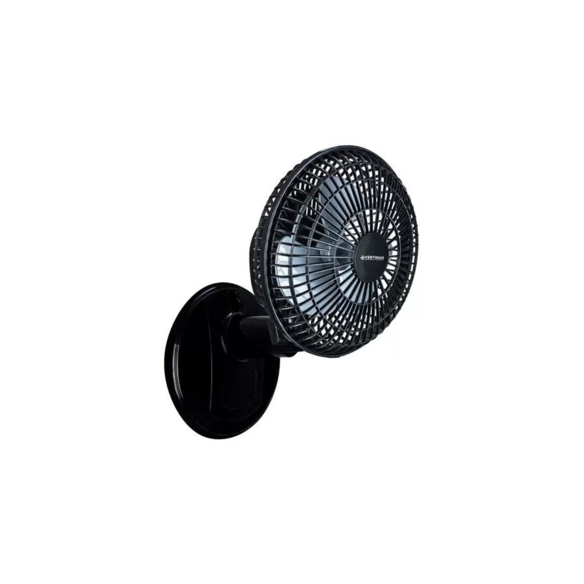 Ventilador Mini 20cm Ventimais Turbo 2 Vel Preto/Prata - Imagem 9