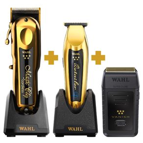 Kit Magic Clip Cordless Gold + Detailer Cordless Gold + Vanish Magic Gold Detailer Vanish