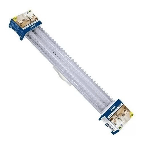 Luminária Completa C/Reator E Lâmpada Modelo Slimfluor Eco 2x20 Branca Bivolt - ECP