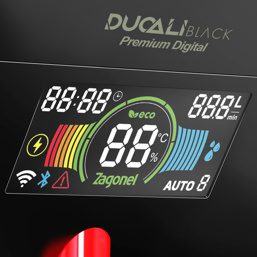 Chuveiro Ducha Ducali Digital Premium Smart Preto - Zagonel - Imagem 7