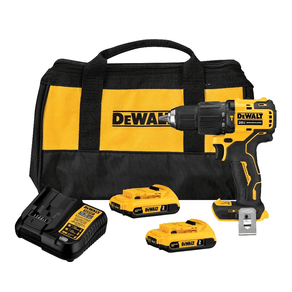 Parafusadeira/Furadeira Atomic 20V 1/2' C/2 Baterias Biv. Bolsa DCD709D2 - Dewalt Dewalt