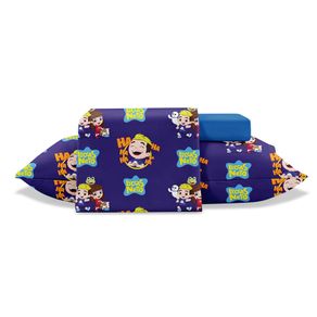 Jogo de Cama Jolitex Luccas Neto Lençol Infantil 3Pcs