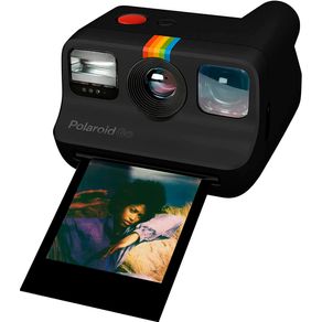 Go Everything Box - Câmera instantânea Polaroid Go e Filme Black Frame com 16 fotos