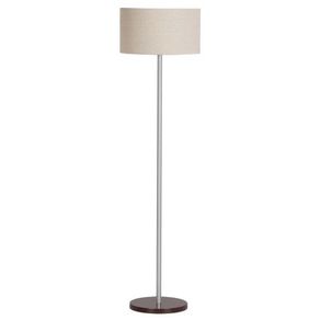 Luminária De Chão Tabaco C/Cúpula Tecido Bege 40x150cm Ref.319 - Ar Iluminação Ar Iluminação