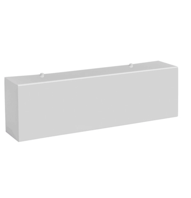 Arandela AR-244/60 Retangular Acrilico Leitoso Branco - Belly Lustres