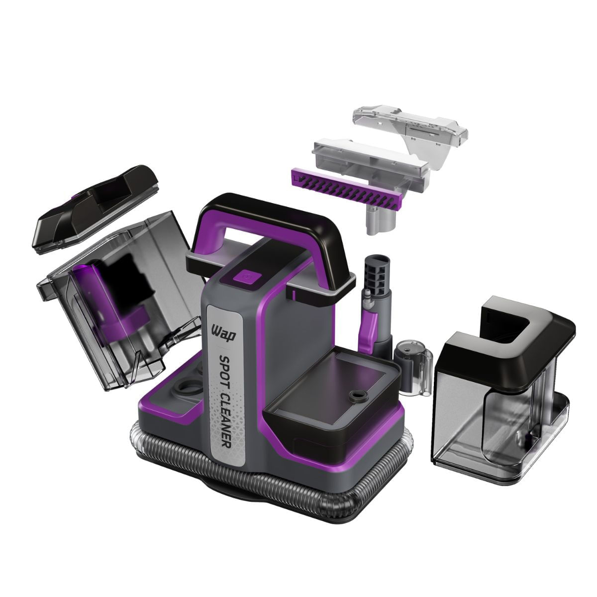 Extratora Portátil 3 Em 1 WAP SPOT CLEANER W3 1450w Cinza/Roxo 127v - Imagem 2