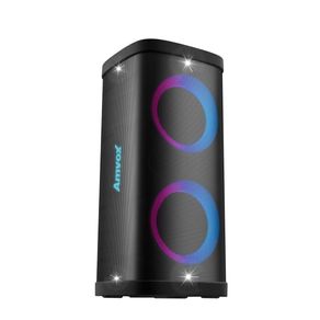 Caixa Amplif 1200W Amvox ACA1200 Party Vox Elite Woofer 6,5 LED/TWS/BT MicroSD Aux Bateria Biv