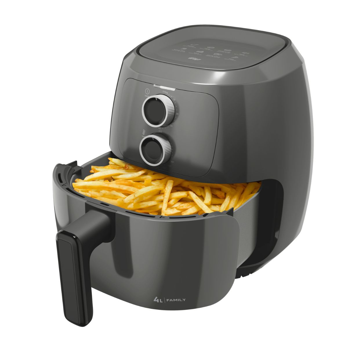Fritadeira Elétrica Sem Óleo WAP Air Fryer Cinza 4L 1500W 127V - Imagem 7