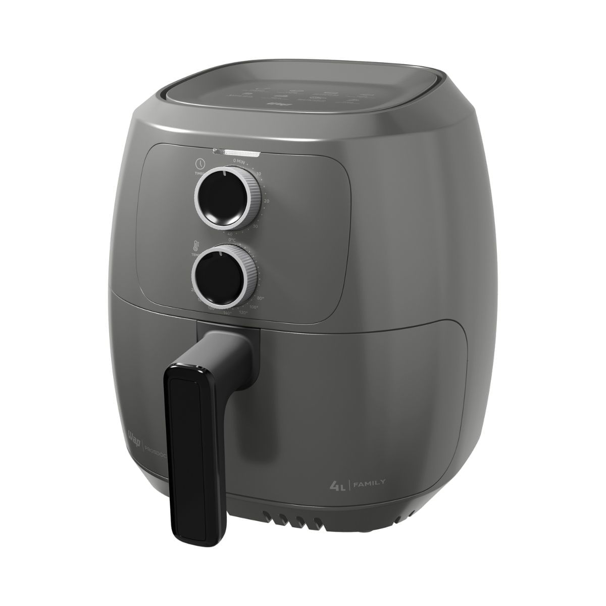 Fritadeira Elétrica Sem Óleo WAP Air Fryer Cinza 4L 1500W 127V - Imagem 2