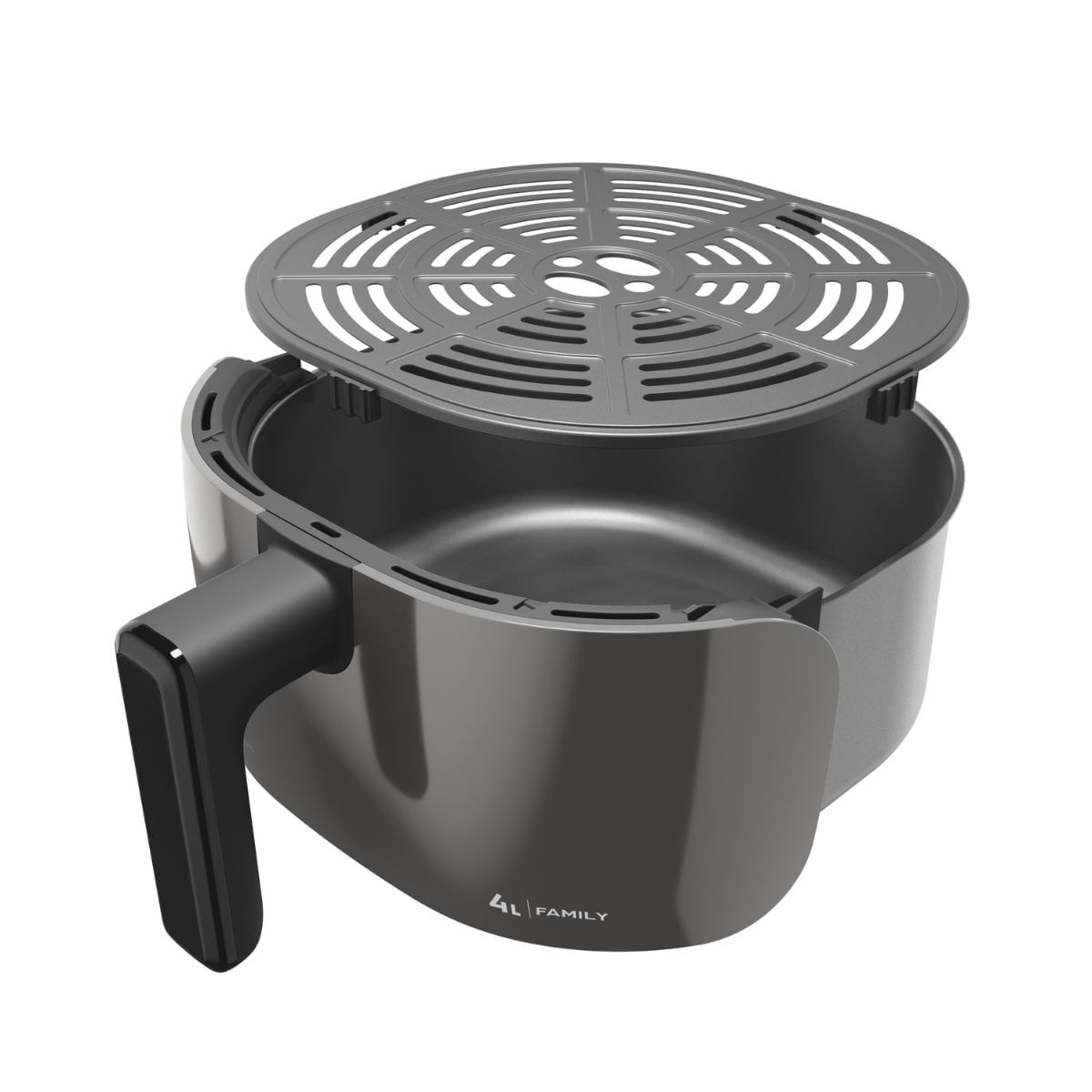 Fritadeira Elétrica Sem Óleo WAP Air Fryer Cinza 4L 1500W 127V - Imagem 6