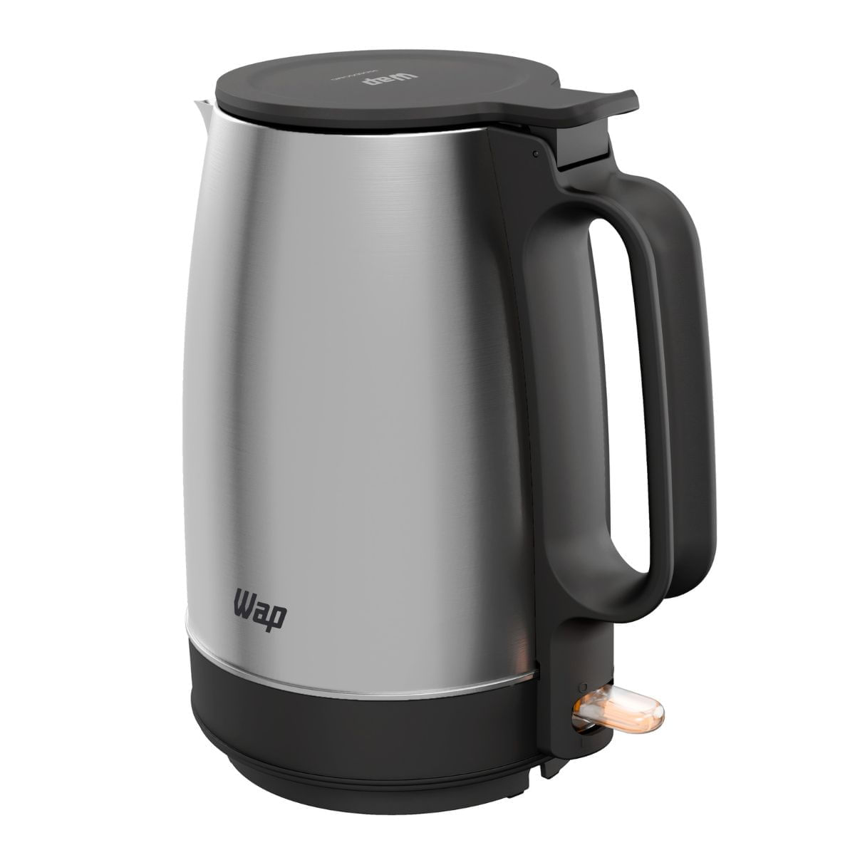 Chaleira Elétrica Wap 1200W WCE2 Portátil Aço Inox 1,7L Preto/Cinza 127V - Imagem 4