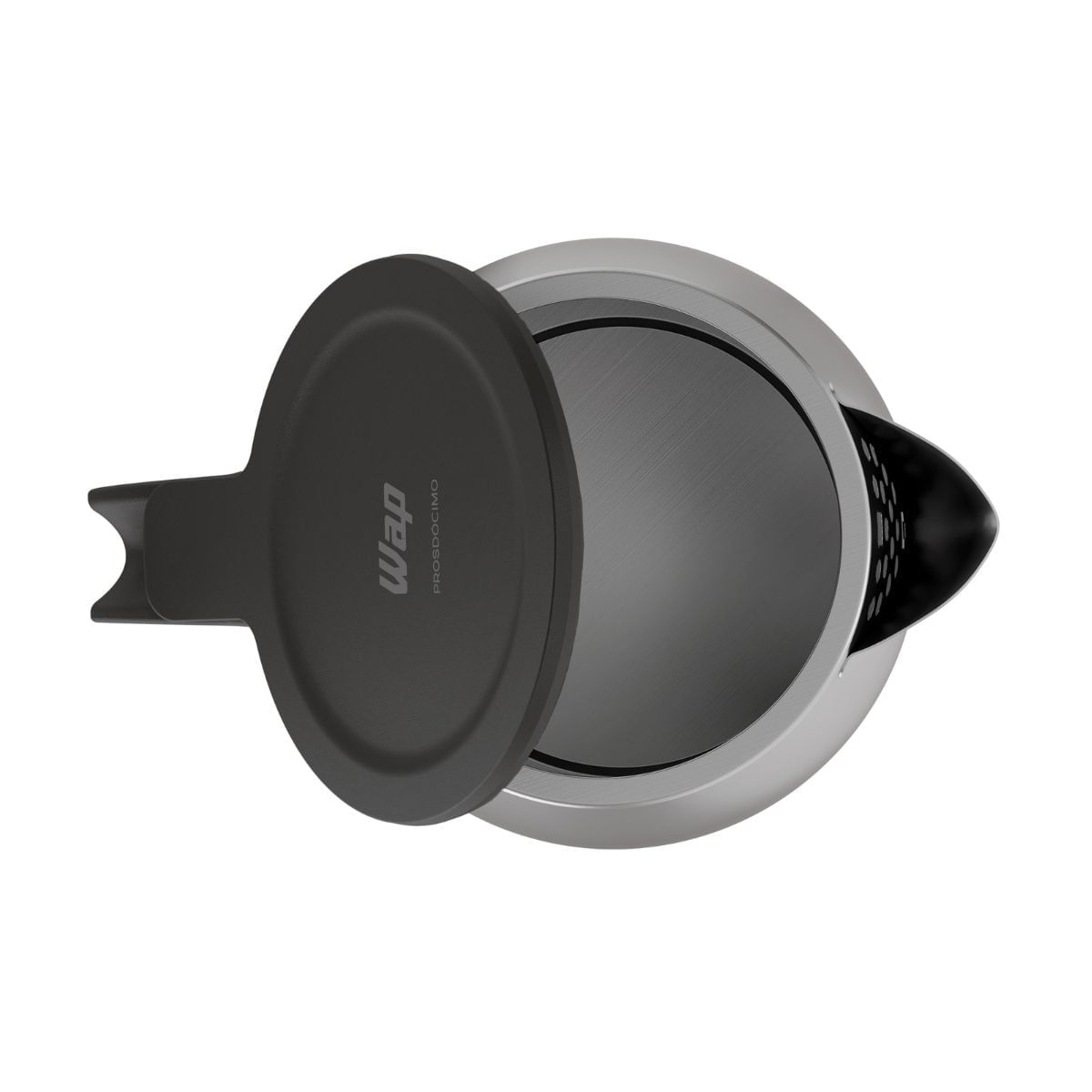 Chaleira Elétrica Wap 1200W WCE2 Portátil Aço Inox 1,7L Preto/Cinza 127V - Imagem 6