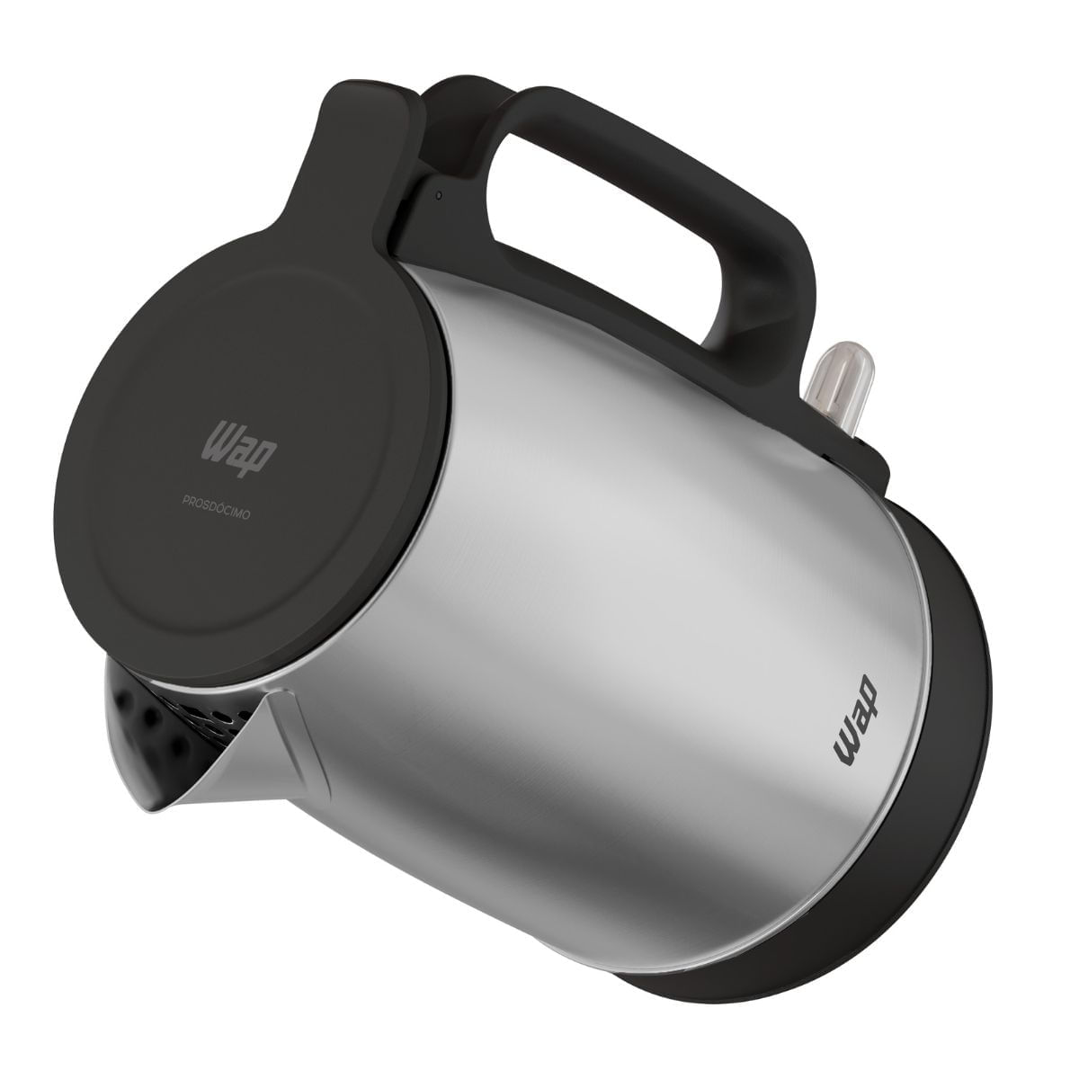 Chaleira Elétrica Wap 1200W WCE2 Portátil Aço Inox 1,7L Preto/Cinza 127V - Imagem 15