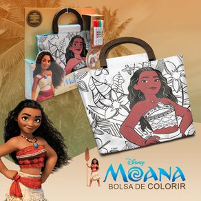 Bolsa Para Colorir Moana Disney Criatividade E Diversão Toyng
