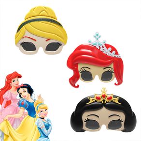 Óculos De Sol 3d Princesas Uv400 Proteção E Estilo Toyng Ariel