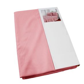 Lençol QUEEN com Elástico Avulso JOLITEX TERNILLE 300 Fios - Toque de Seda - Rosê
