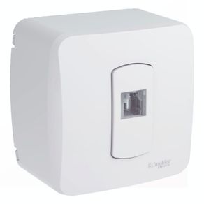 Caixa Sobrepor DXMLZ Tomada RJ11 2Fios Branco S3B66900 - Schneider