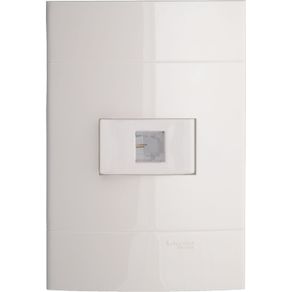 Conjunto Embutir C/Placa Horizontal Tomada RJ11 2Fios Branco Decor PRM044101 -Schneider