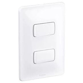 Interruptor Paralelo 2 Seção 10A C/Placa Zeffia Ref. 680106 – Pial