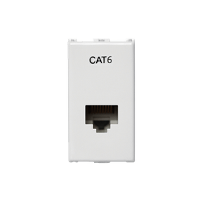 Tomada Informática RJ45 Cat.6 branco Ilus Cod. 5TG9 9100 – Soprano