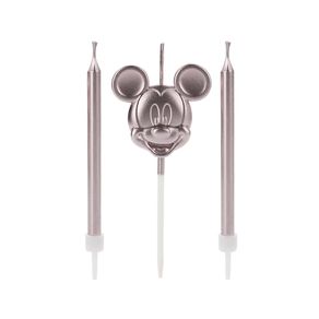 Vela Rosto Mickey Rose Gold - SilverFesta