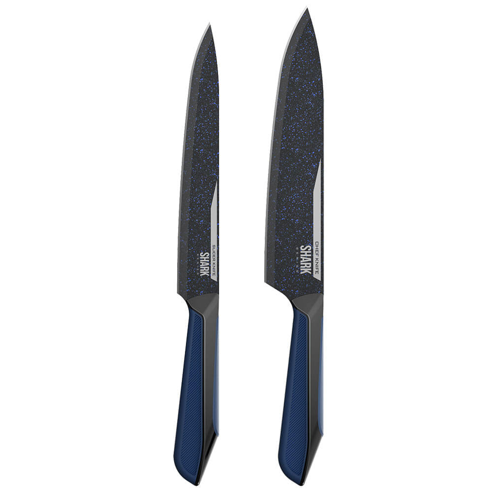 Panelas Ultra Day by Day 24cm com Tampa de Vidro Azul e Kit com 2 Facas Revestimento Ichef Blue - Imagem 6