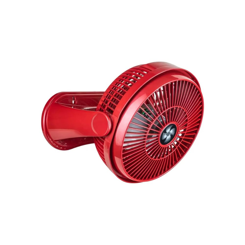 Circulador de Ar 25cm Ventimais 3 em 1 2 Vel Verm/Prata 110v - Imagem 2