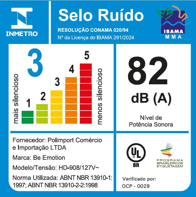 Secador Ultralite Ionic be emotion - Imagem 9