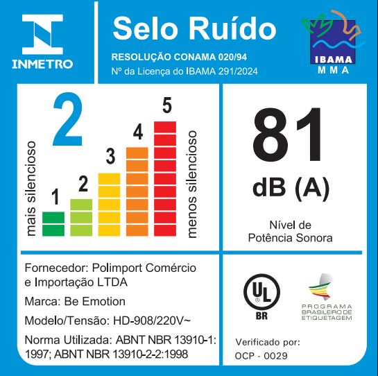 Secador Ultralite Ionic be emotion - Imagem 18