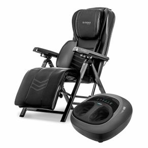 Poltrona de Massagem Flex com Aquecimento e Massageador para pés Foot Zen Genis Relax | Bivolt