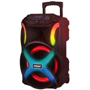 Caixa Amplif 680W Amvox ACA 680 Fantasy Woofer 12 Led BT USB Micro SD FM TWS Biv