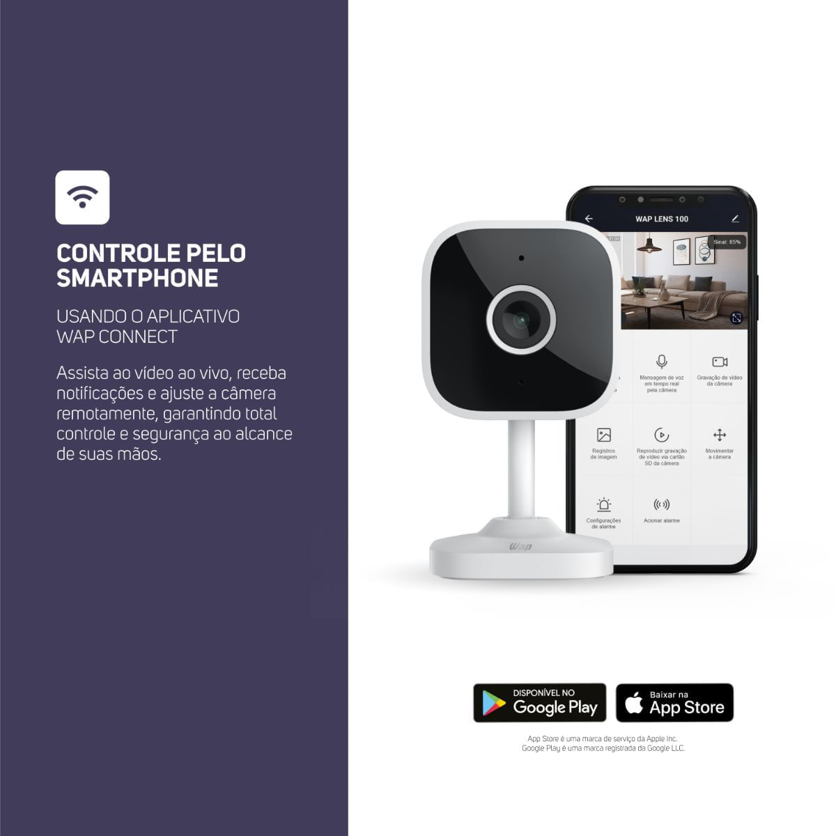 Câmera De Segurança Wap Lens 100 3Mp E Infravermelho 5W - Imagem 6